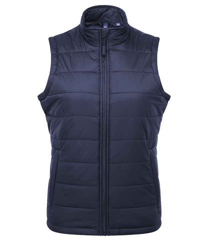 Premier PR815 Ladies Recyclight Padded Gilet in Navy