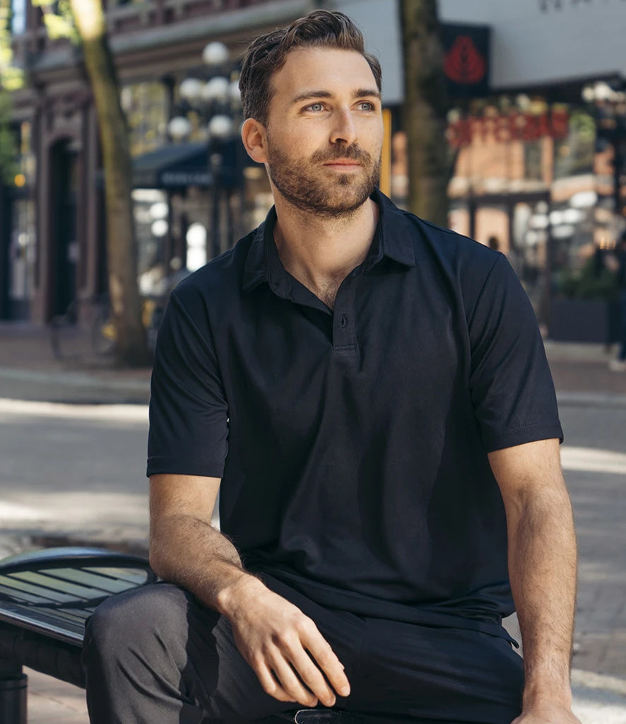 Stormtech PS1 Apollo H2X-DRY Polo Shirt in Black