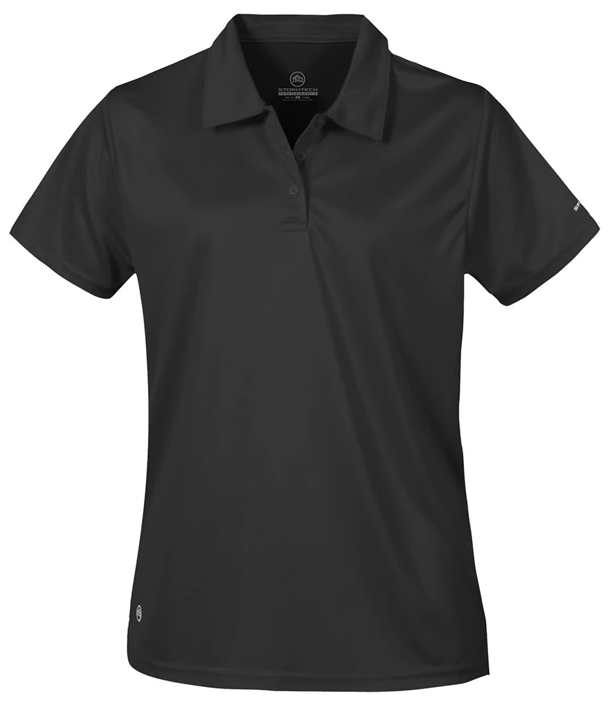 Stormtech PS1W Ladies Apollo H2X-DRY Polo Shirt in Black