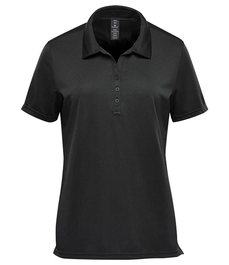 Stormtech PTS1W Ladies Treeline Performance Polo Shirt in Black