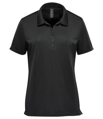 Stormtech PTS1W Ladies Treeline Performance Polo Shirt in Black