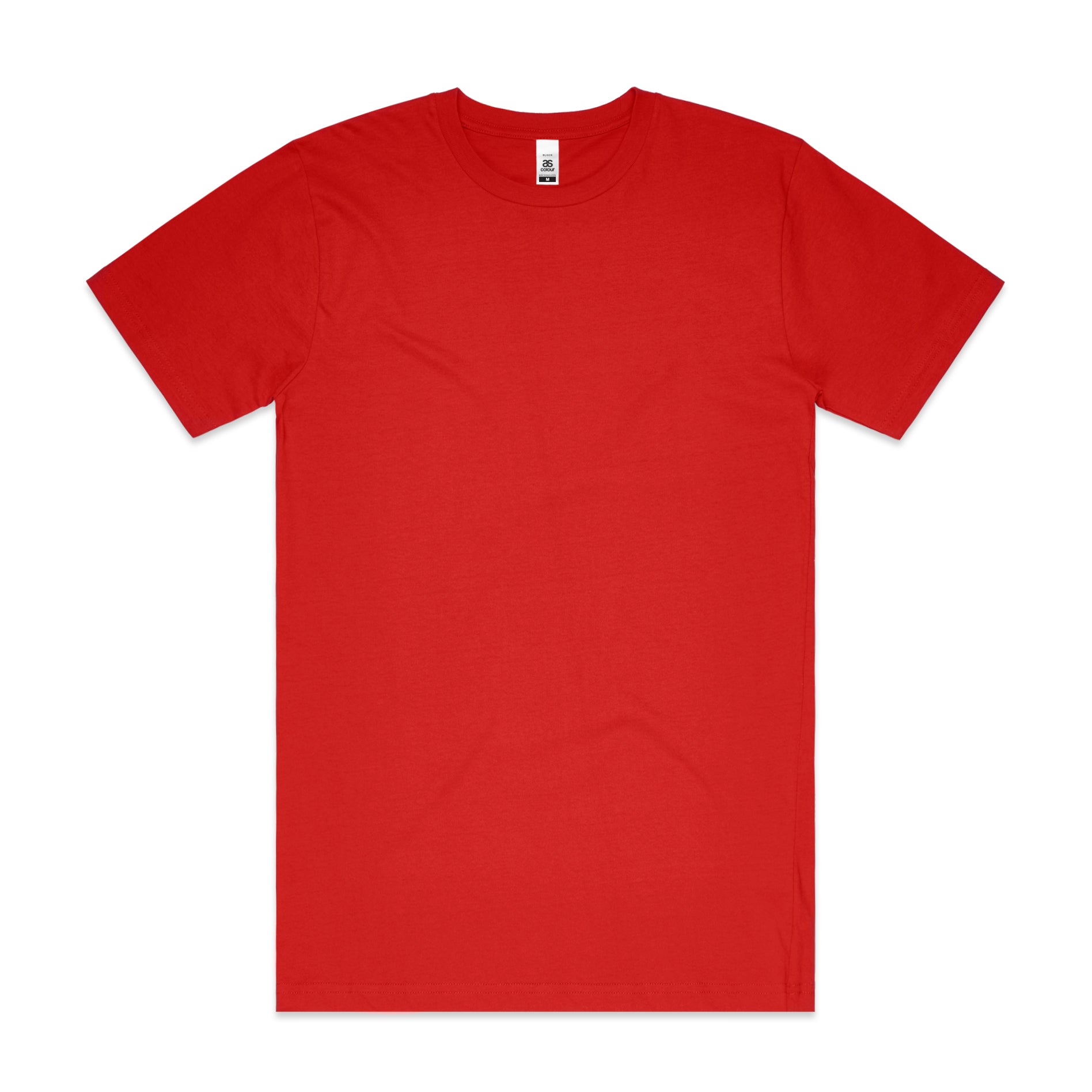 AS Colour 5050 Block Tubular Tee Red