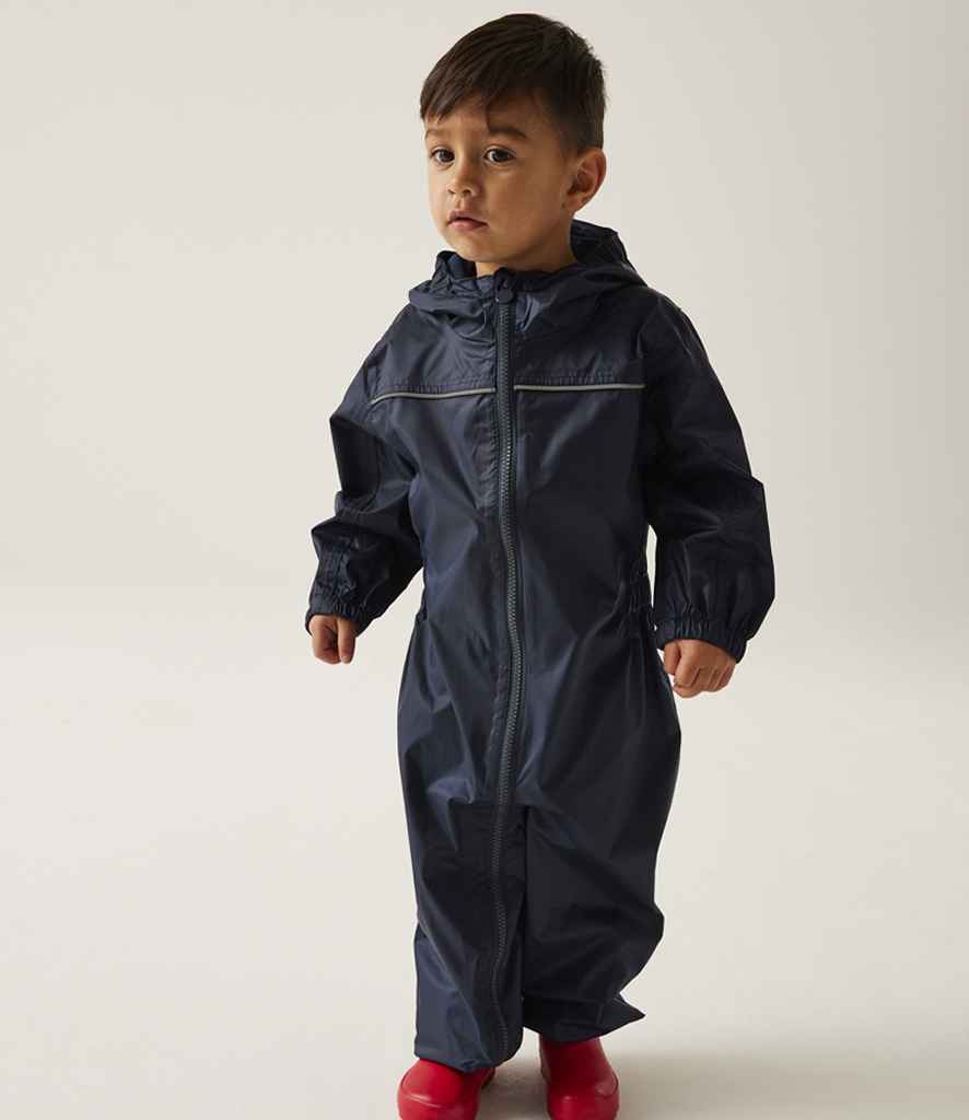 Regatta RG252 Kids Paddle Rain Suit in Navy