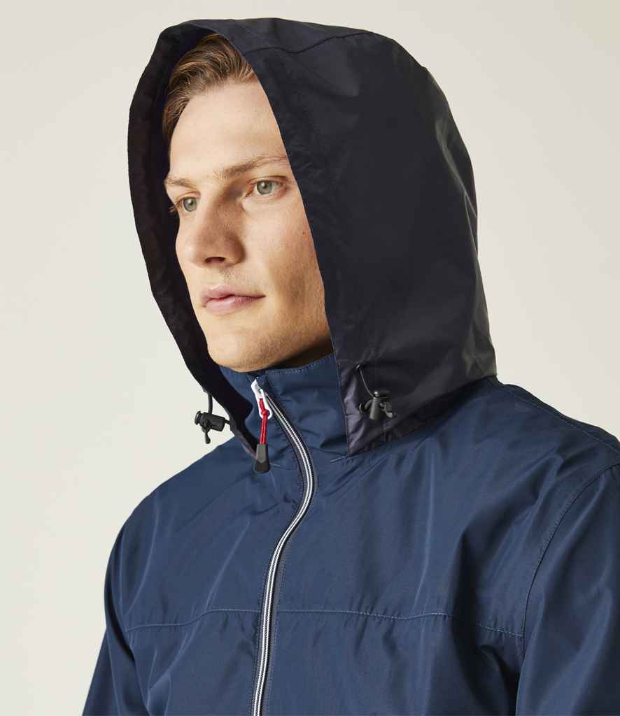 Regatta RG374 Ascender Shell Jacket in Navy/Classic Red