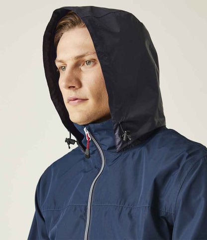 Regatta RG374 Ascender Shell Jacket in Navy/Classic Red