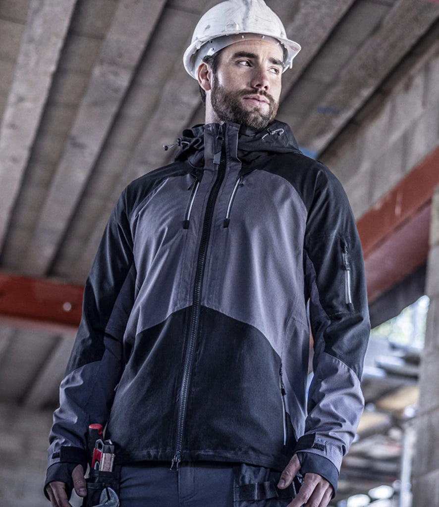Regatta RG675 4TEX Stretch Shell Jacket in Slate Grey/Black
