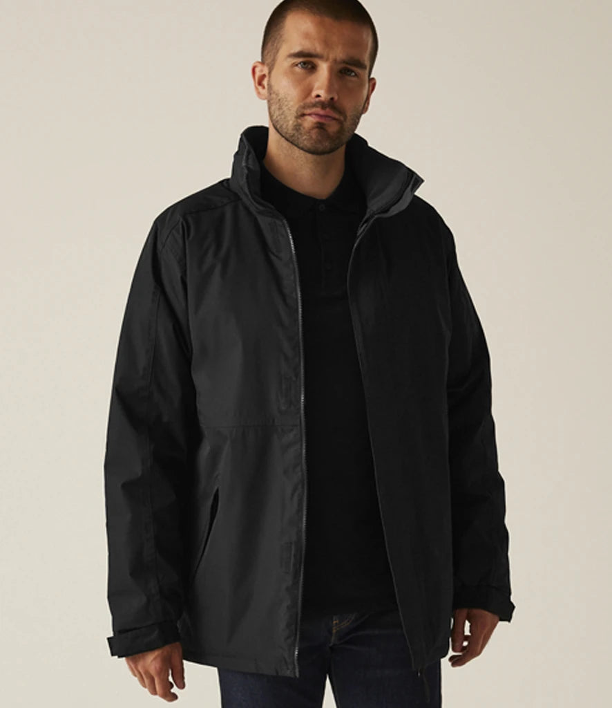 Regatta RG745 Dover Parka Jacket in Black