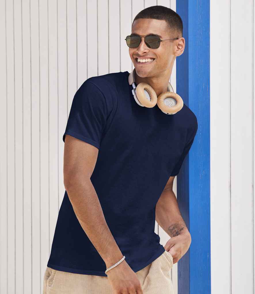 Fruit of the Loom SA101 Heavy Cotton T-Shirt in Navy