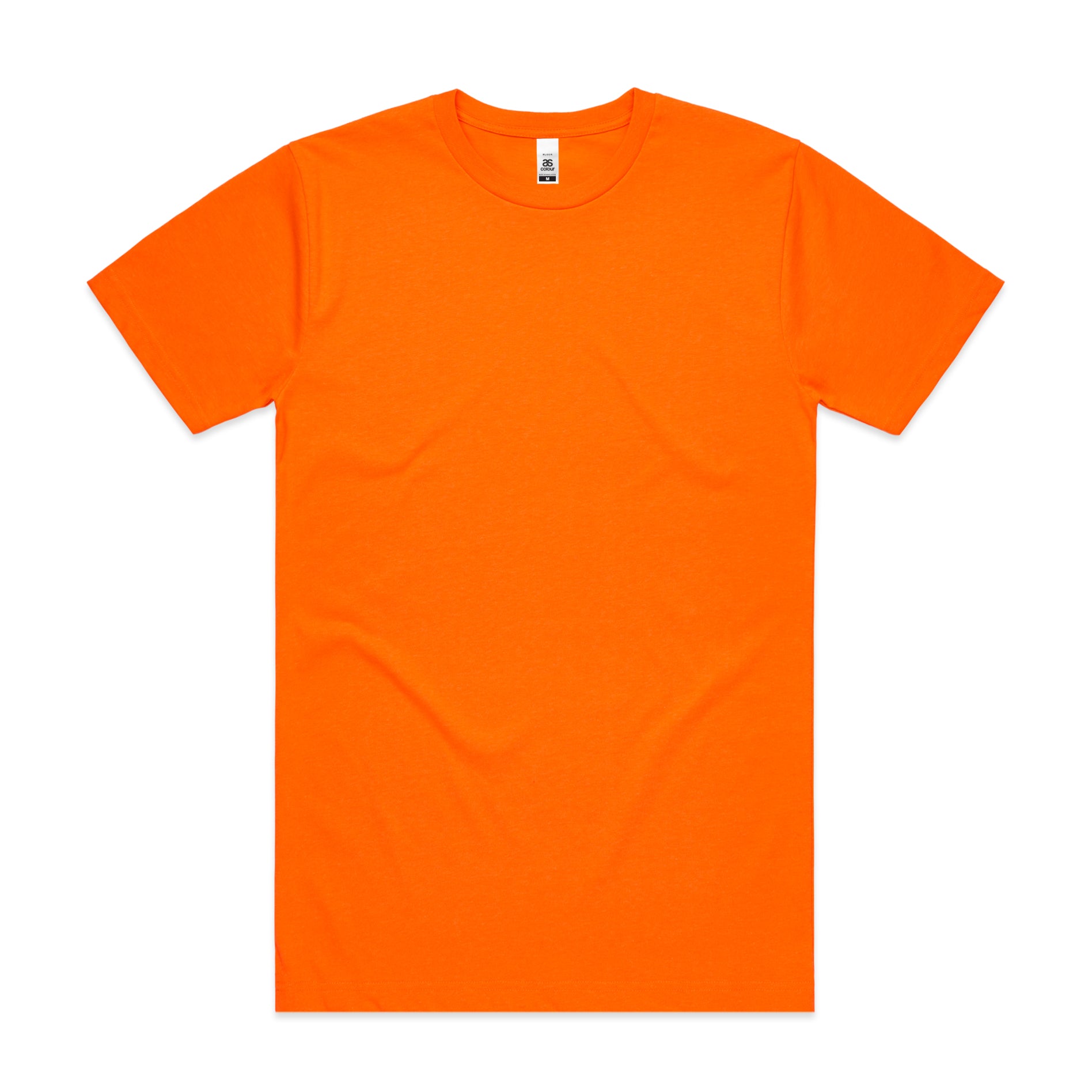 AS Colour 5050F Block Safety Tee Safety Orange