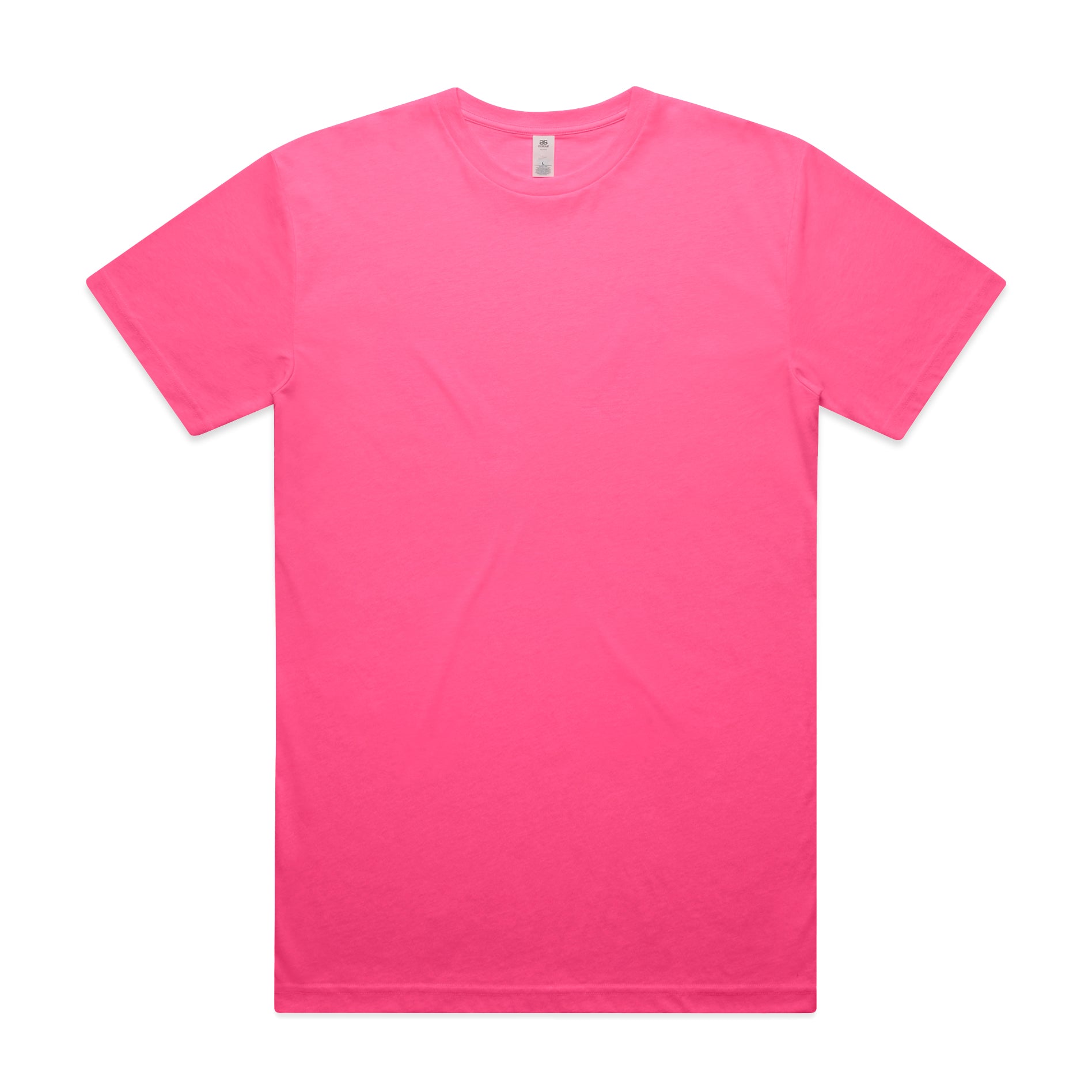 AS Colour 5050F Block Safety Tee Safety Pink