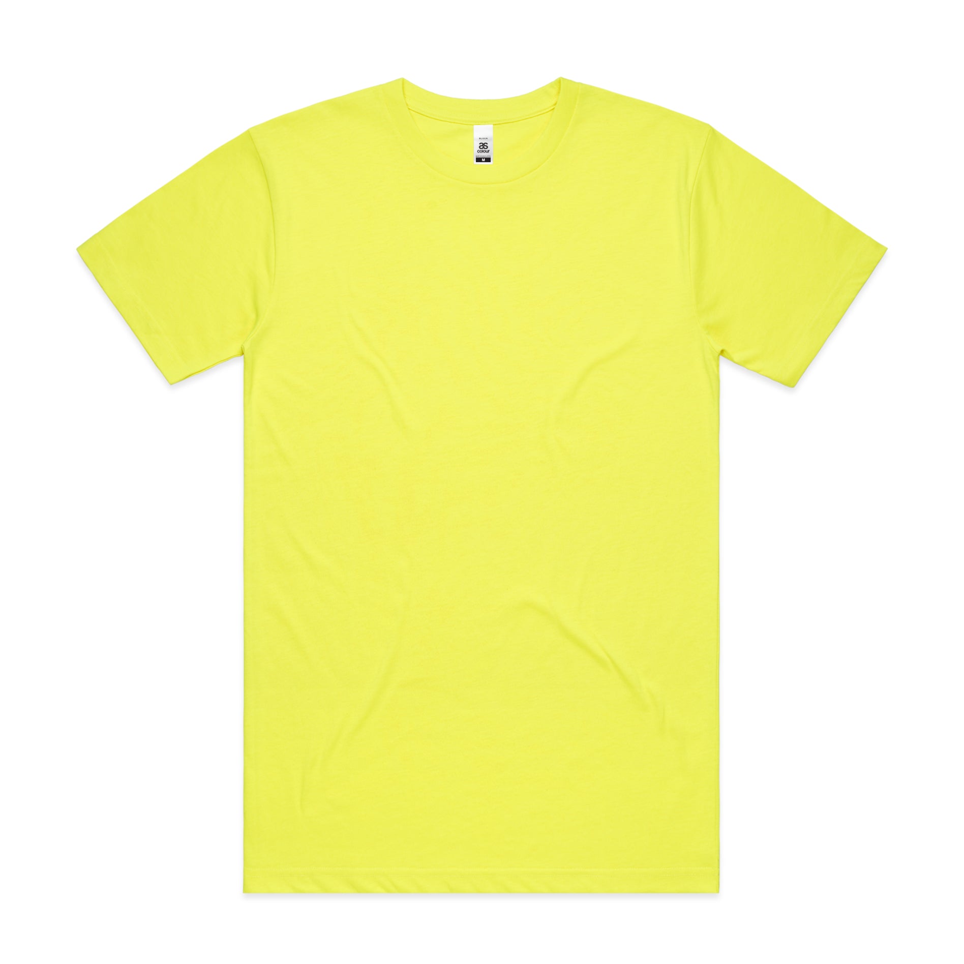 AS Colour 5050F Block Safety Tee Safety Yellow