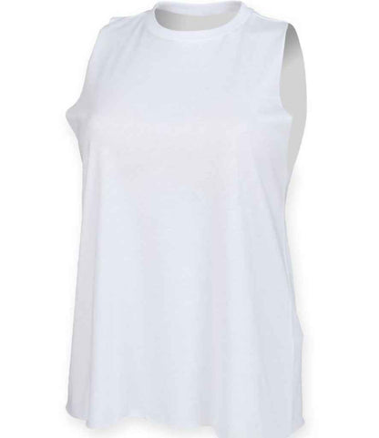 SF Clothing SK232 Ladies High Neck Vest in White