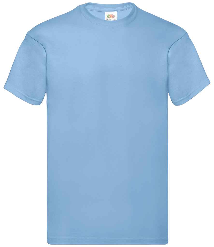 Fruit of the Loom SS12 Original T-Shirt in Sky Blue