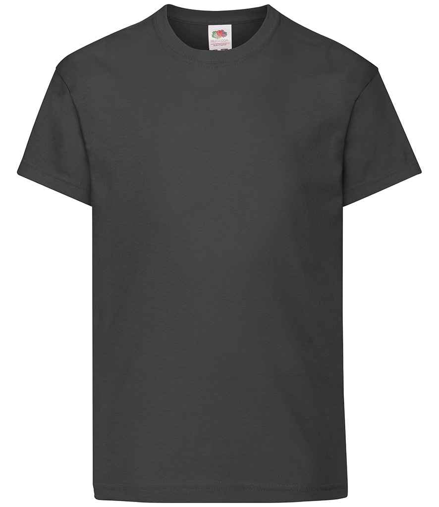 Fruit of the Loom SS12B Kids Original T-Shirt in Black