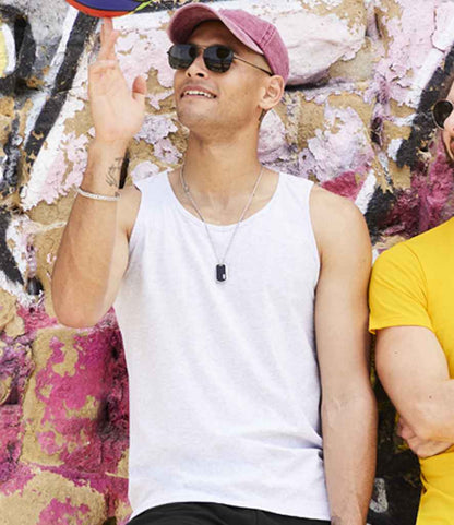 Fruit of the Loom SS18 Athletic Vest in White