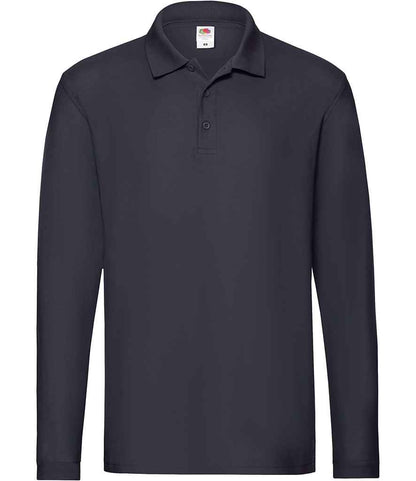 Fruit of the Loom SS24 polo in Deep Navy