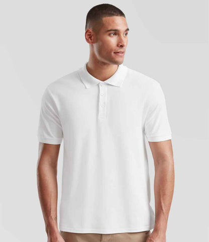 Fruit of the Loom SS5 polo in White