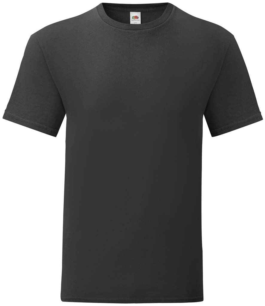 Fruit of the Loom SS621 Iconic 150 T-Shirt in Black