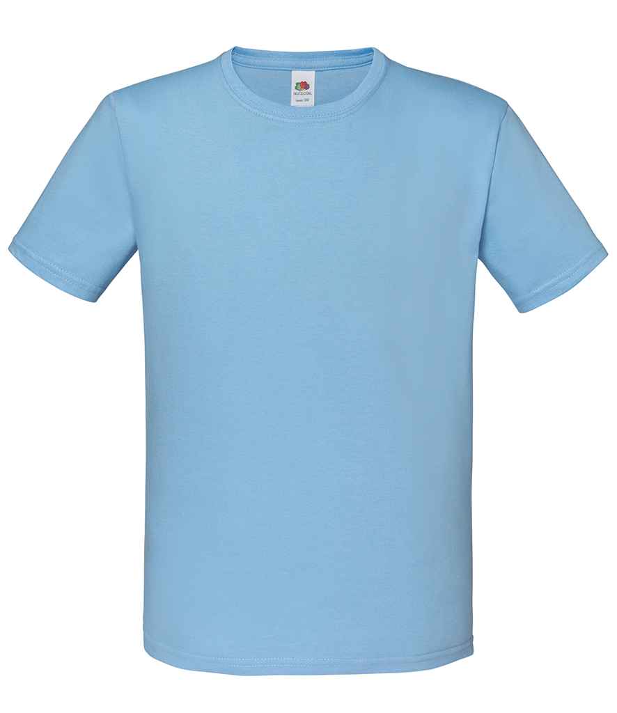 Fruit of the Loom SS621B Kids Iconic 150 T-Shirt in Sky Blue