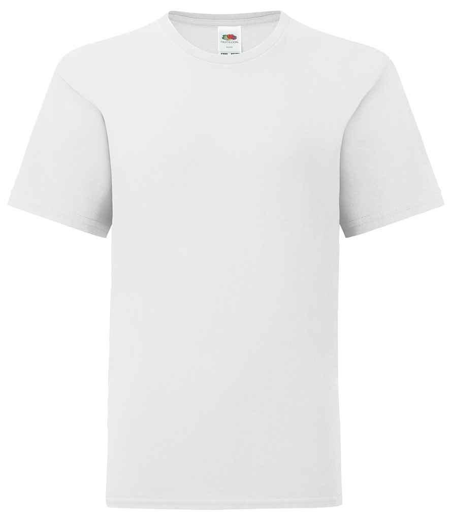 Fruit of the Loom SS621B Kids Iconic 150 T-Shirt in White