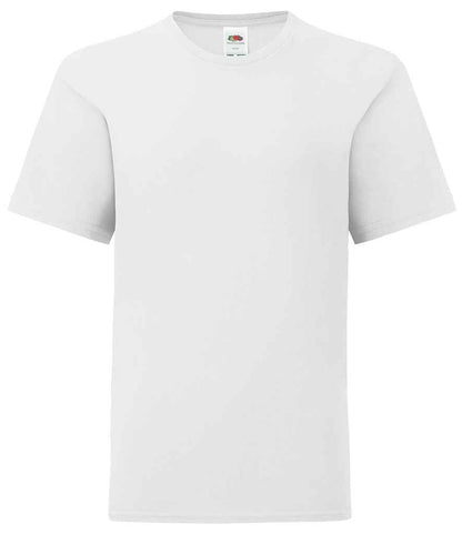 Fruit of the Loom SS621B Kids Iconic 150 T-Shirt in White