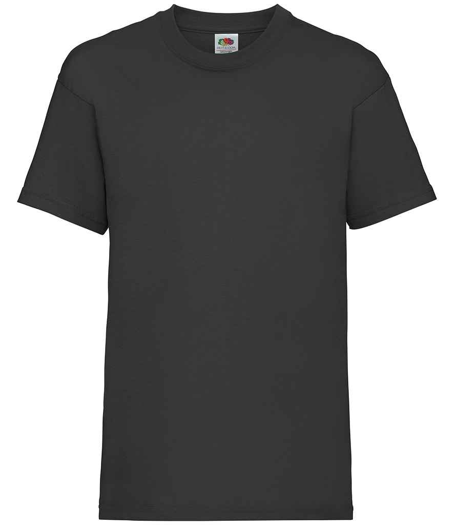 Fruit of the Loom SS6B Kids Value T-Shirt in Black