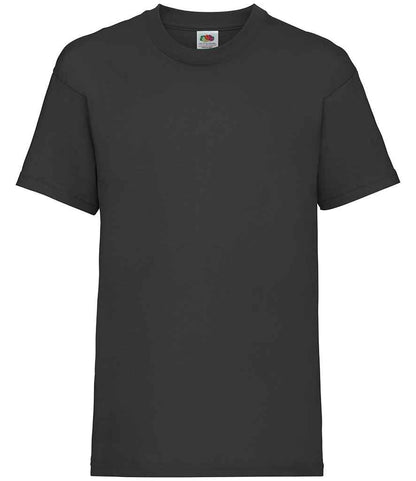 Fruit of the Loom SS6B Kids Value T-Shirt in Black