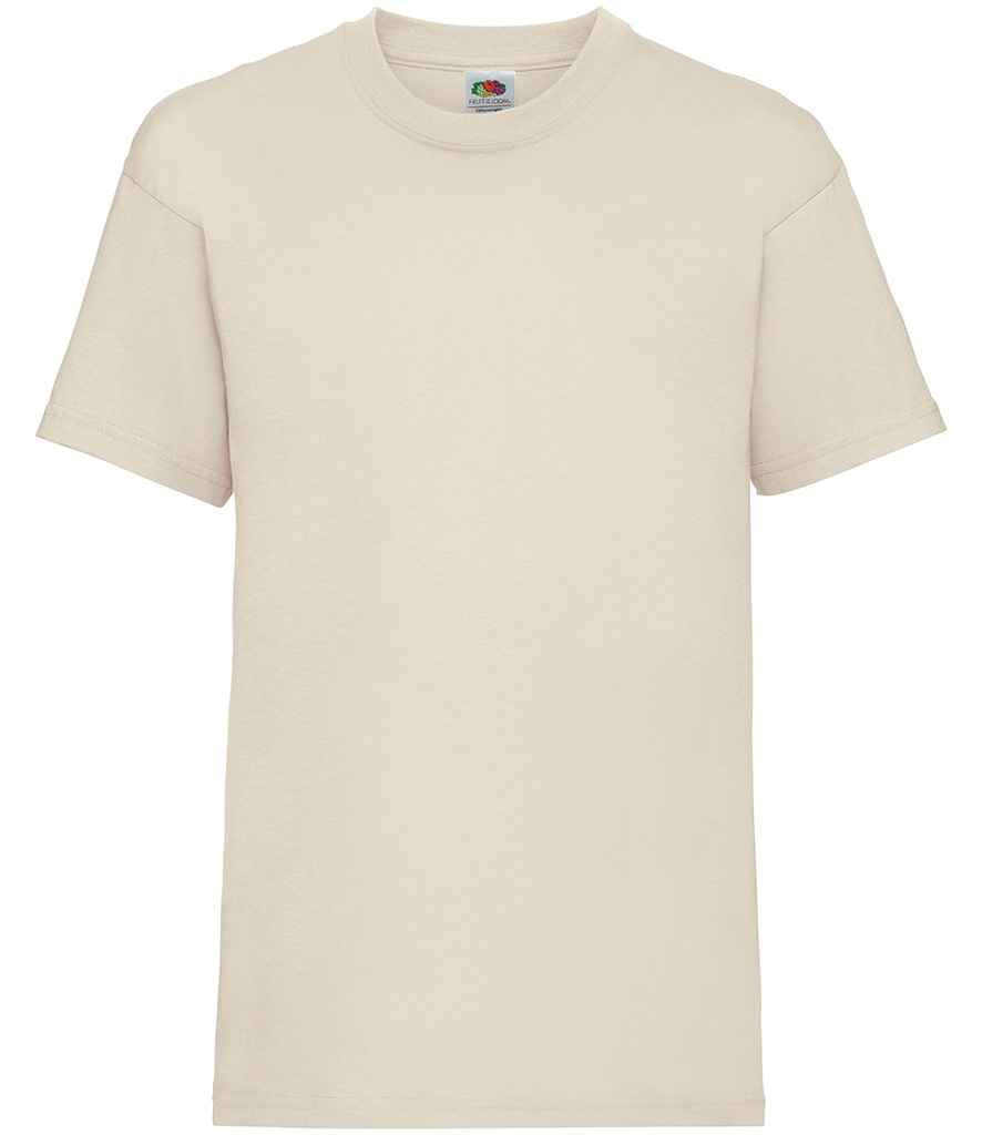 Fruit of the Loom SS6B Kids Value T-Shirt in Natural