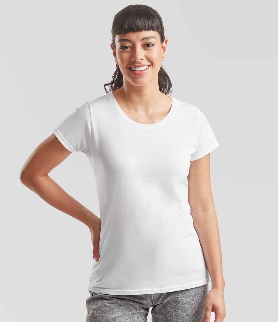 Fruit of the Loom SS712 Lady Fit Original T-Shirt in White