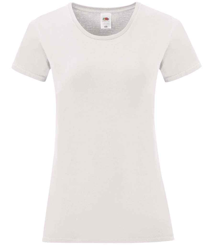 Fruit of the Loom SS721 Ladies Iconic 150 T-Shirt in White