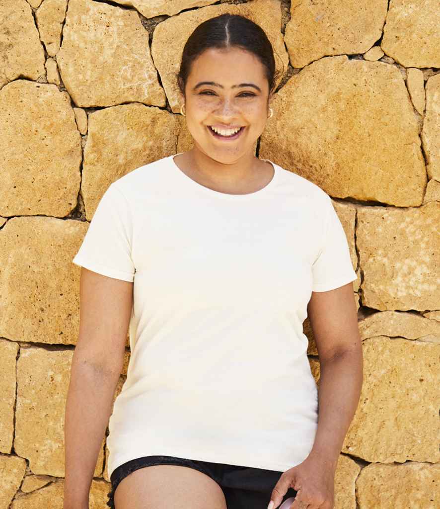 Fruit of the Loom SS77 Lady Fit Value T-Shirt in White
