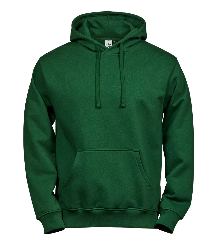 Tee Jays T5102 Power Organic Hoodie in Forest Green