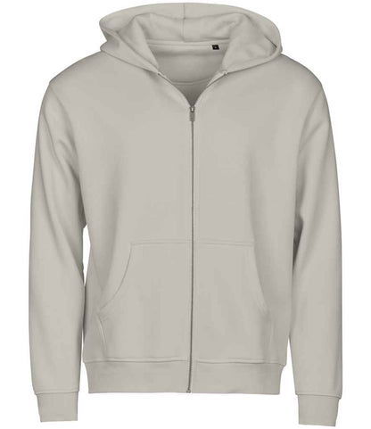 Tee Jays T5154 hooded full zip sweatshirt in Cement