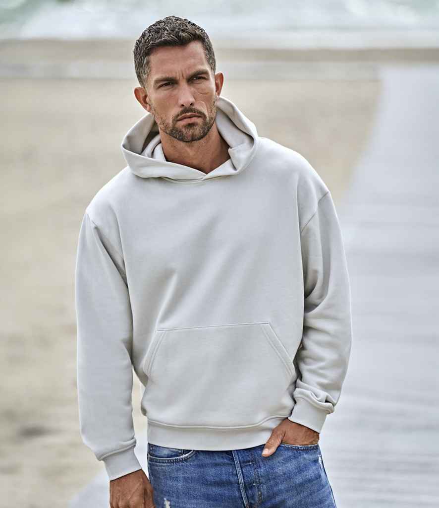 Tee Jays T5162 heavy loose fit hoodie in Cement