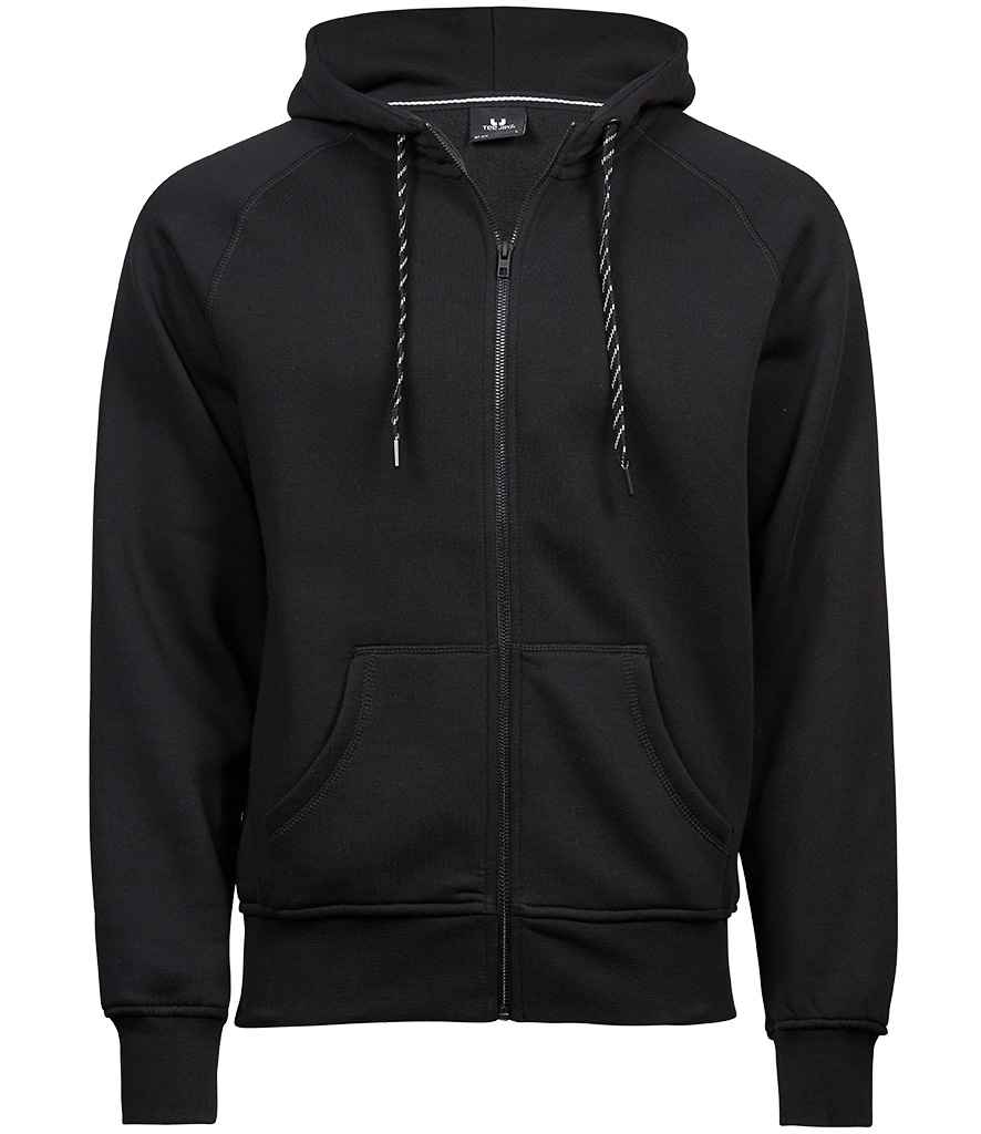 Tee Jays T5435 fashion zip hoodie in Black