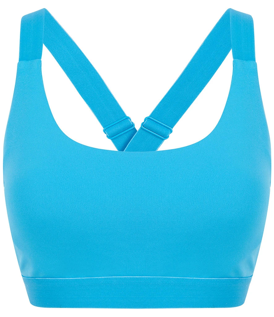 Tombo TL371 Medium Impact Core Bra in Turquoise Blue