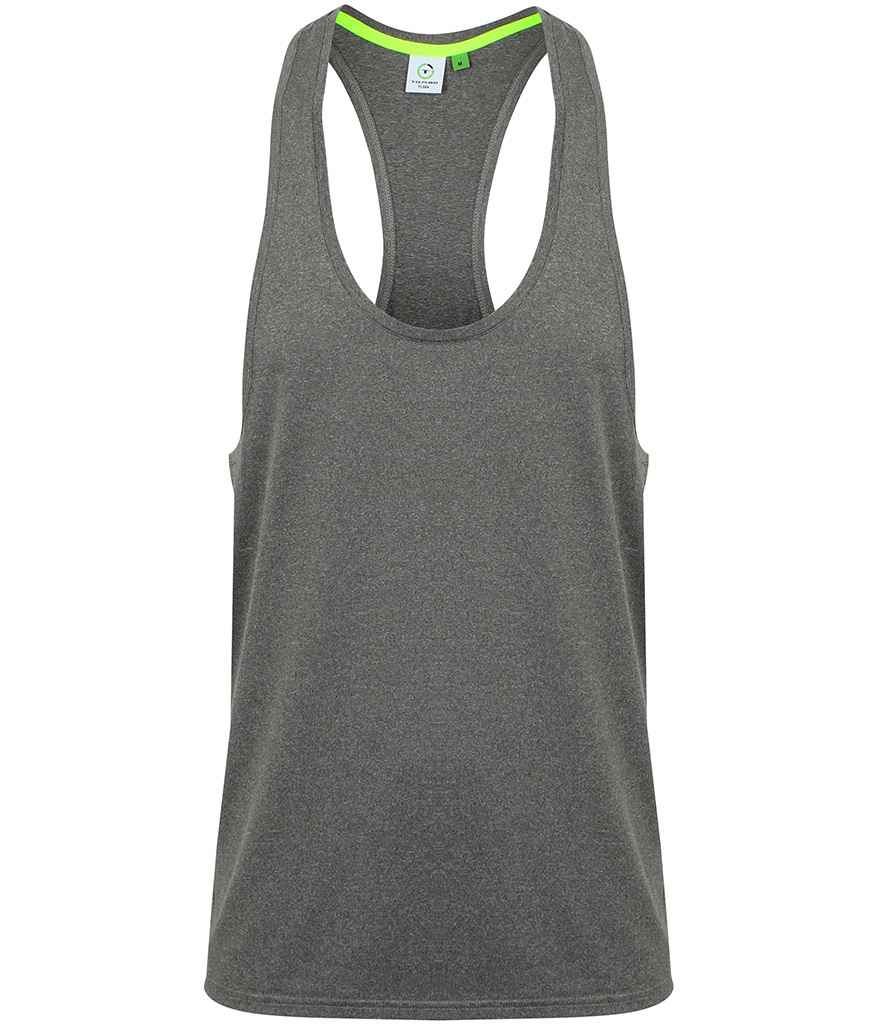 Tombo TL504 Muscle Vest in Grey Marl