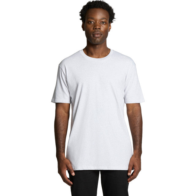 AS Colour 5001M Staple Heather Tee front