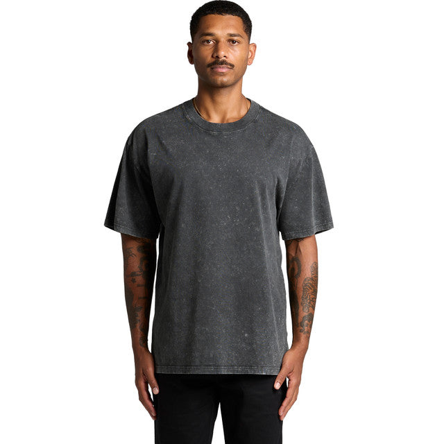 AS Colour 5085 Stone Wash Heavy Tee front