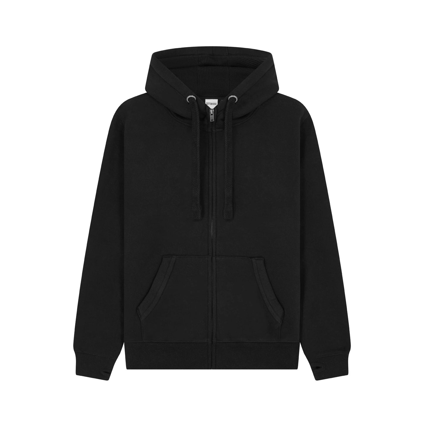 Cottonridge W41PF Jupiter Peach Finish Zip Hoodie — Dusty Black