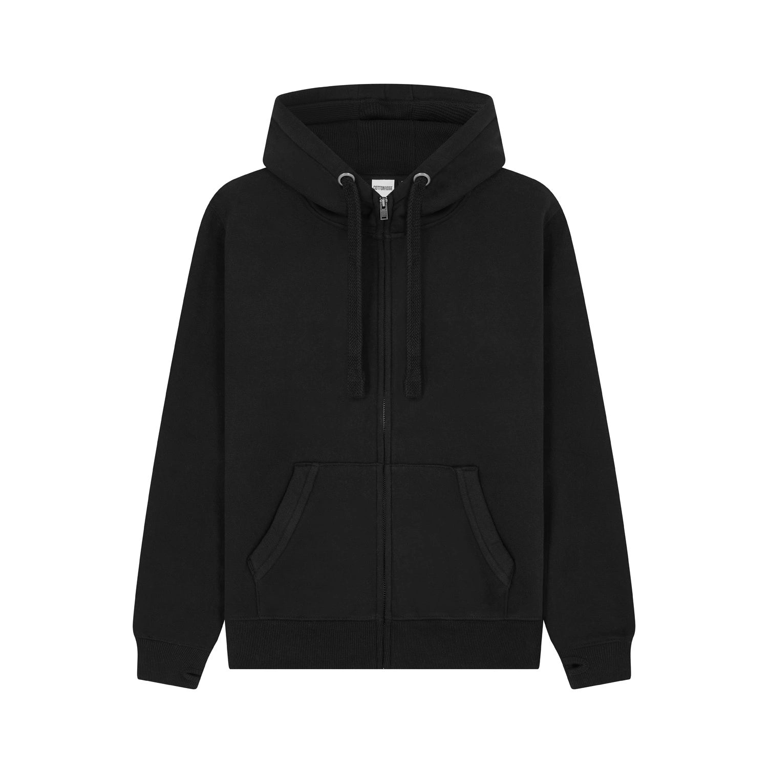 Cottonridge W41PF Jupiter Peach Finish Zip Hoodie — Dusty Black