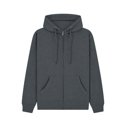 Cottonridge W51PF Neptune Zip Hoodie Black Melange