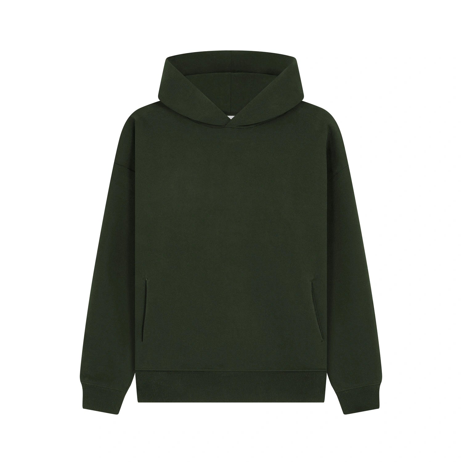 Cottonridge W76 Gemini Relaxed Fit Hoodie Bottle Green