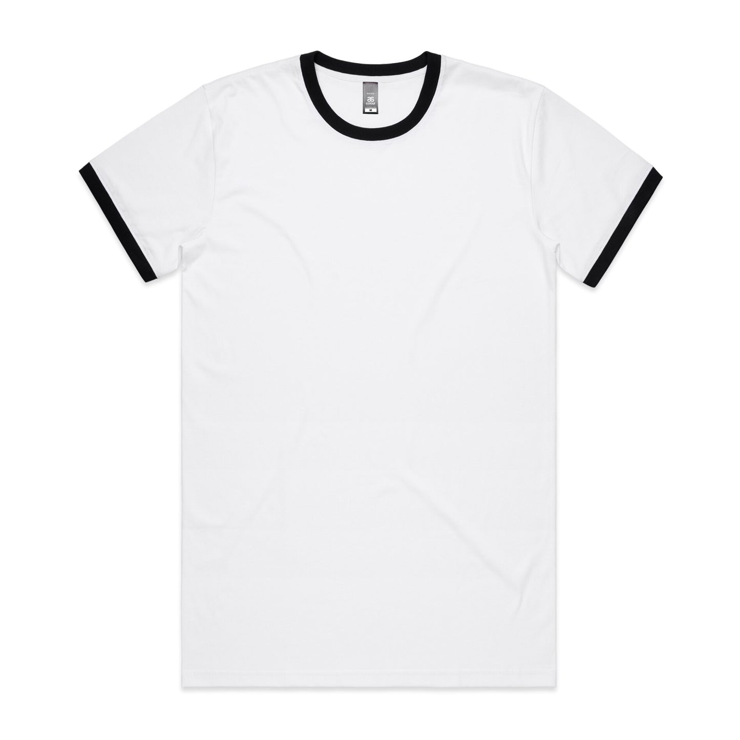 AS Colour 5053 Staple Ringer Tee White/Black