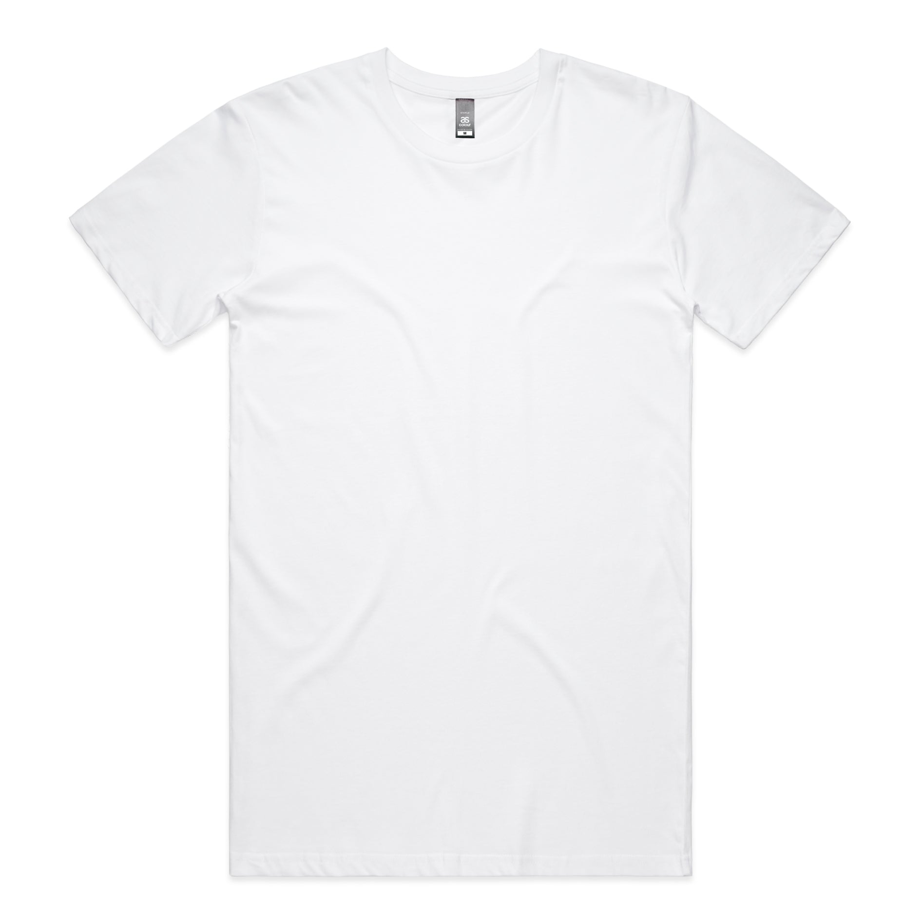AS Colour 5075 Staple Plus Tee [+5cm] White