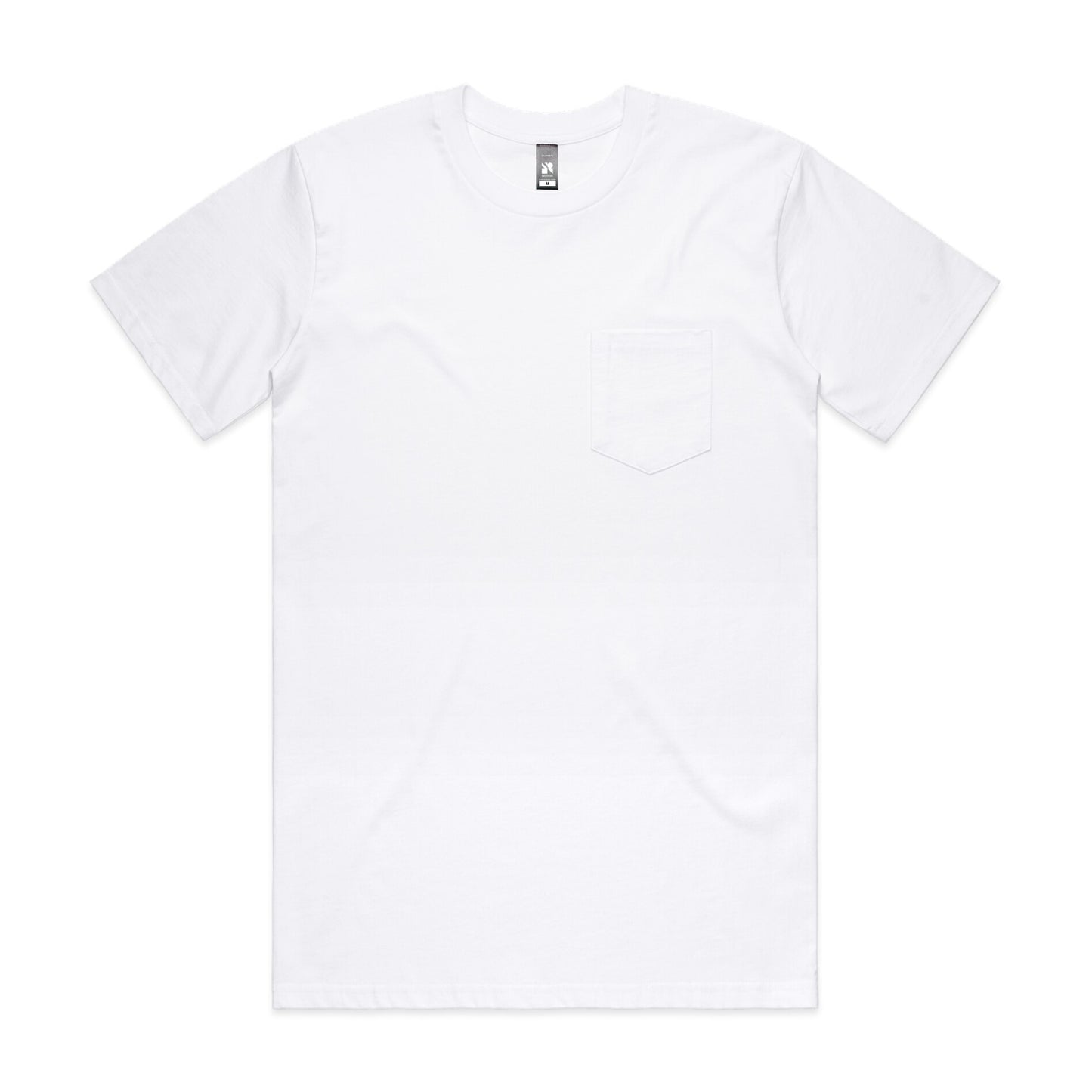 AS Colour 5027 Classic Pocket Tee White