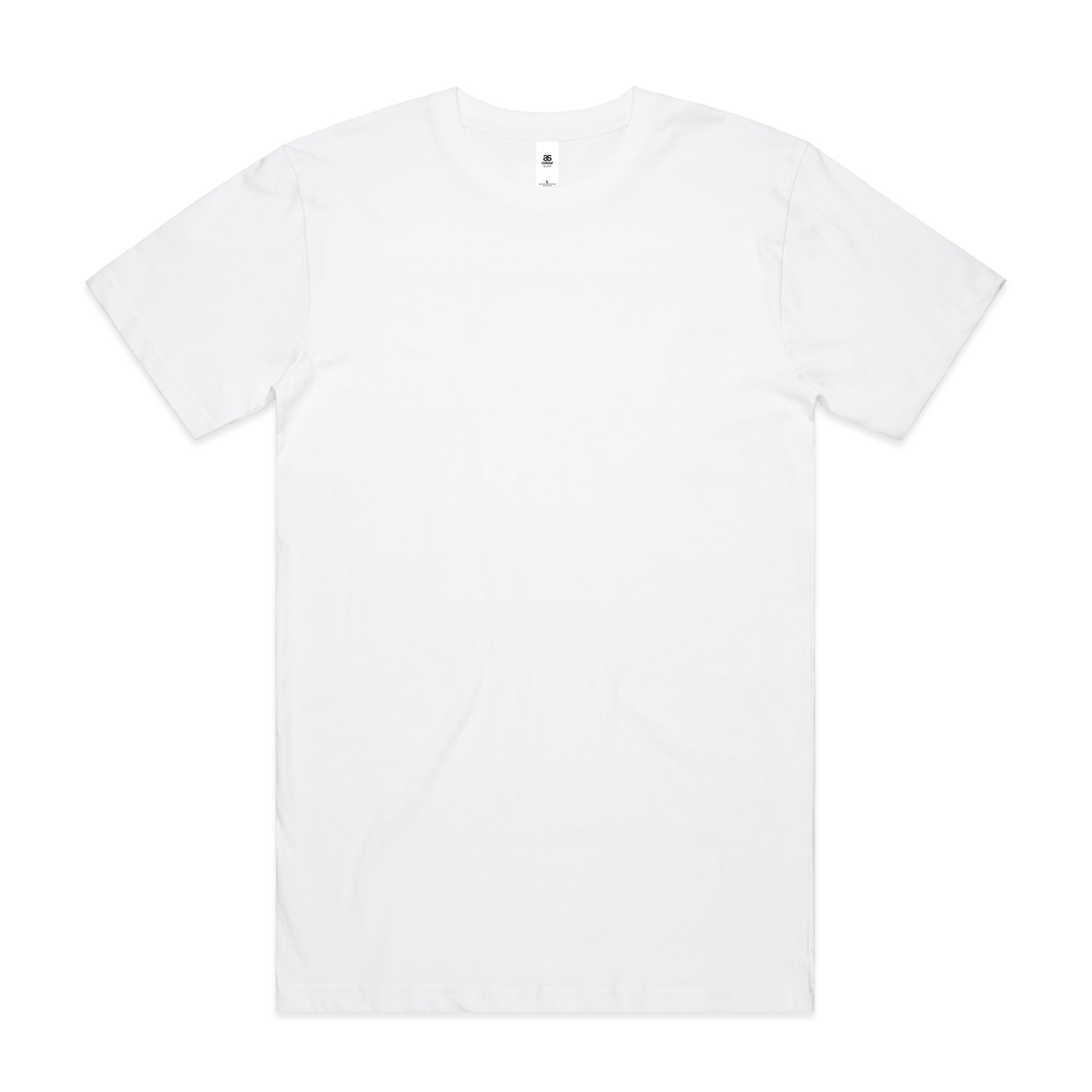 AS Colour 5050 Block Tubular Tee White