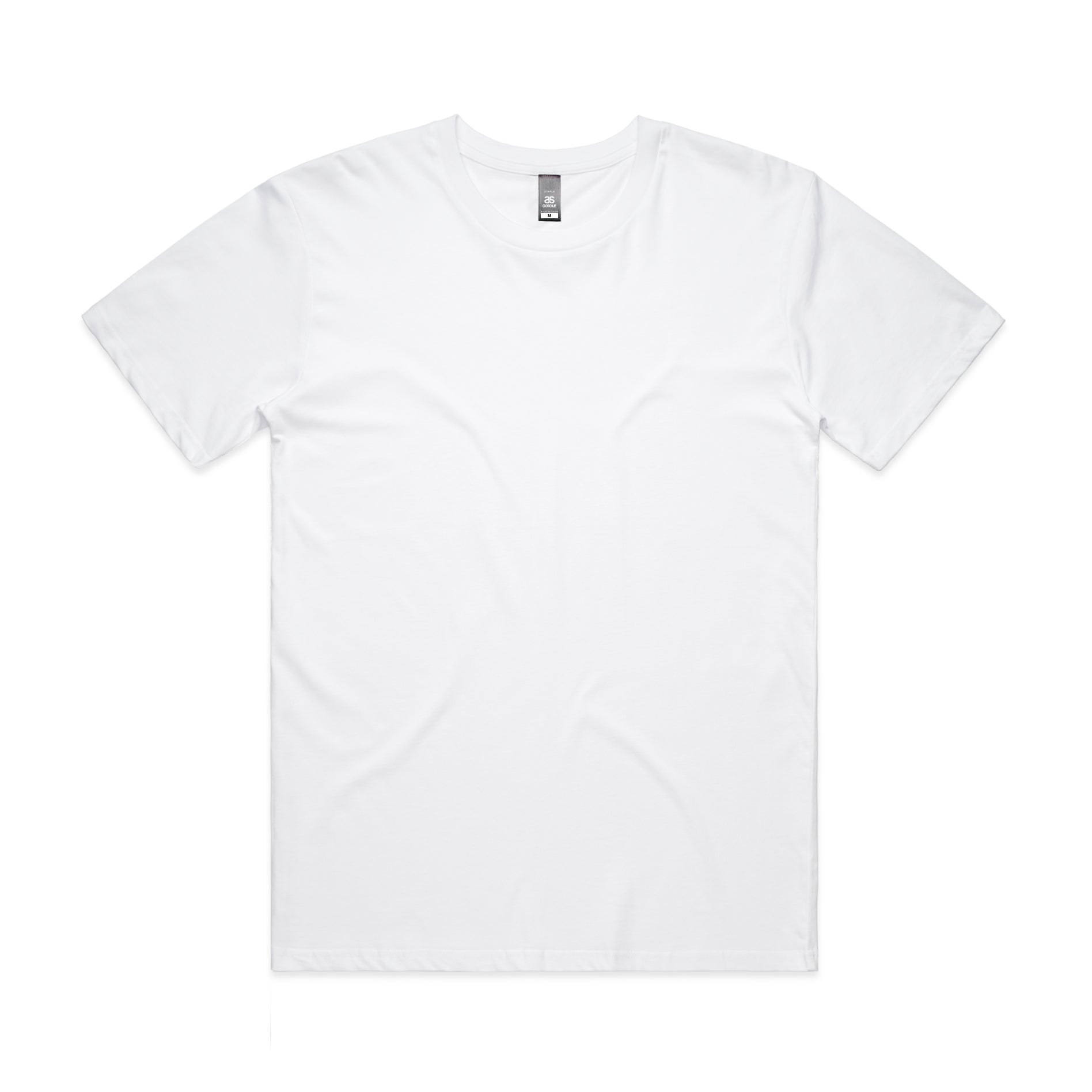 AS Colour 5074 Staple Minus Tee [-5cm] White
