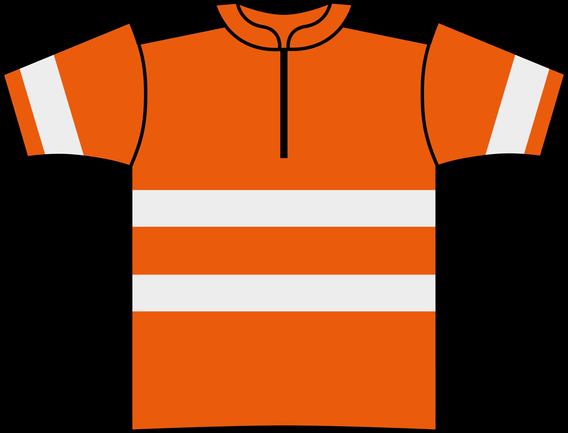 Yoko YK018 Mandarin Collar Zip Piqué Polo Shirt in Orange