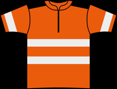 Yoko YK018 Mandarin Collar Zip Piqué Polo Shirt in Orange